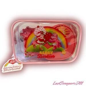 The World of Strawberry Shortcake X Care Bears Berry Bestie Makeup Bag Set